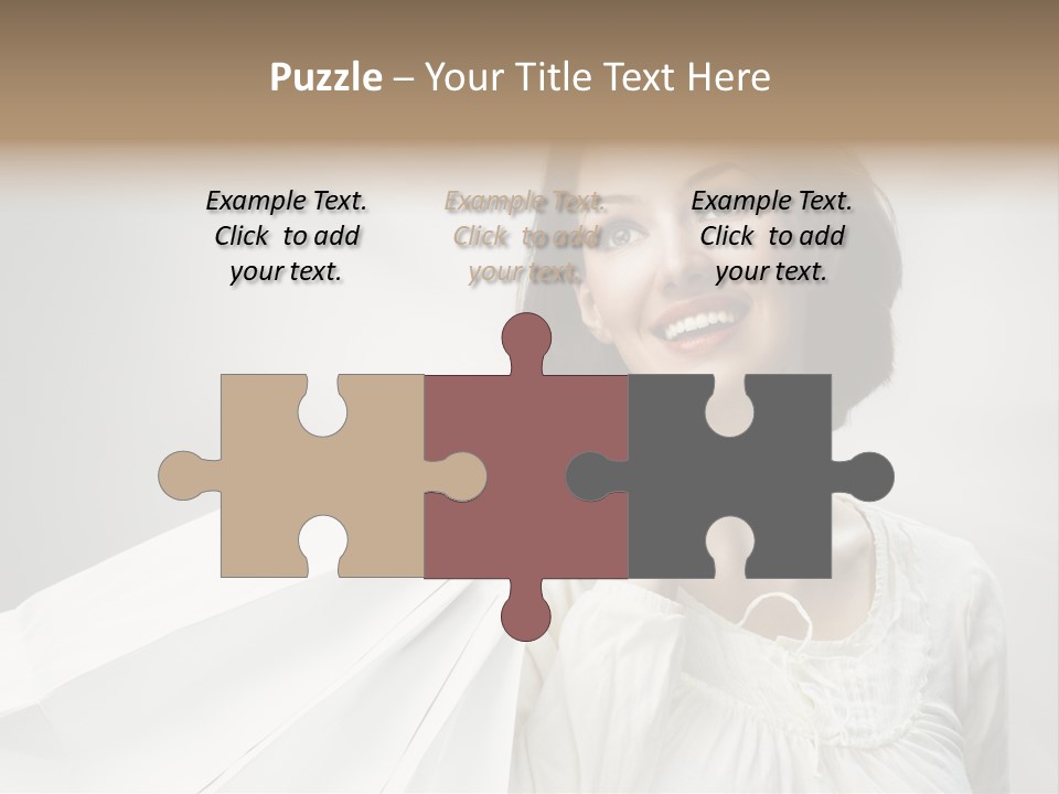 Women Beauty Hair PowerPoint Template