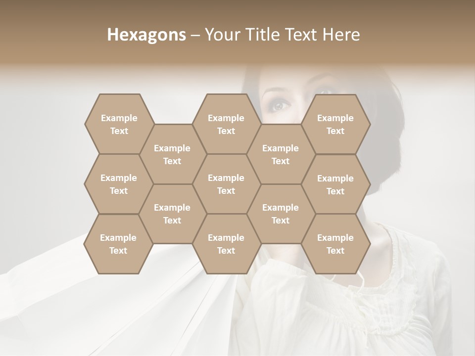 Women Beauty Hair PowerPoint Template