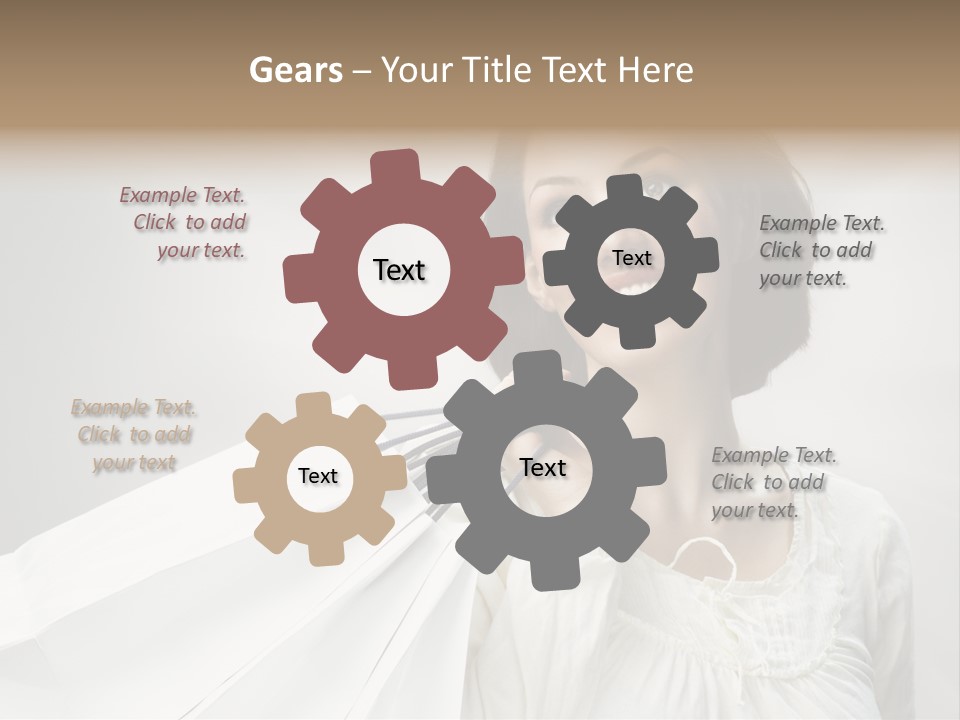 Women Beauty Hair PowerPoint Template