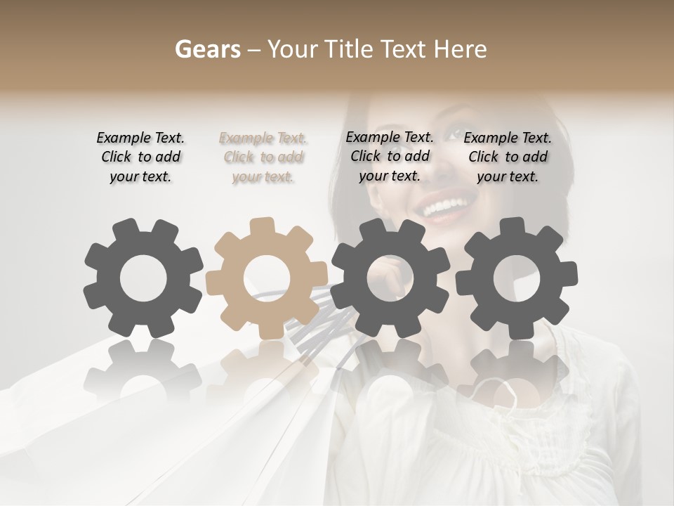 Women Beauty Hair PowerPoint Template