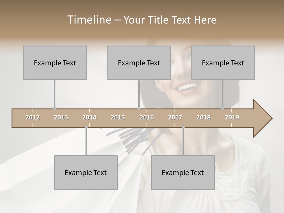 Women Beauty Hair PowerPoint Template