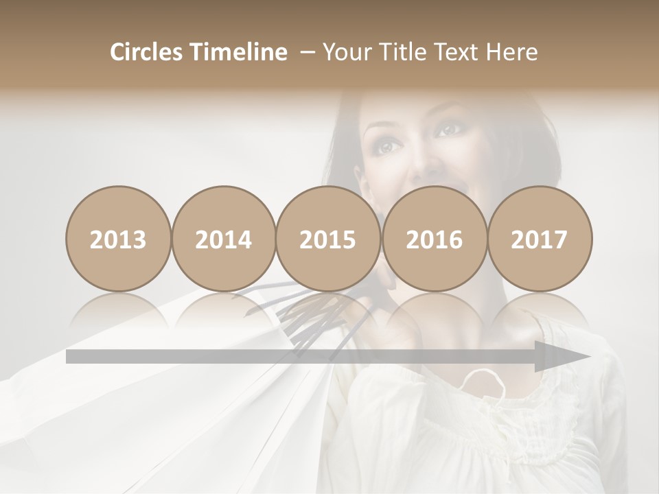 Women Beauty Hair PowerPoint Template