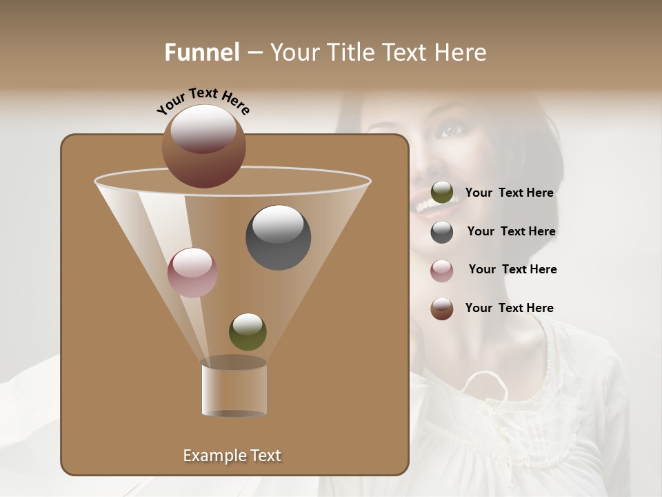 Women Beauty Hair PowerPoint Template