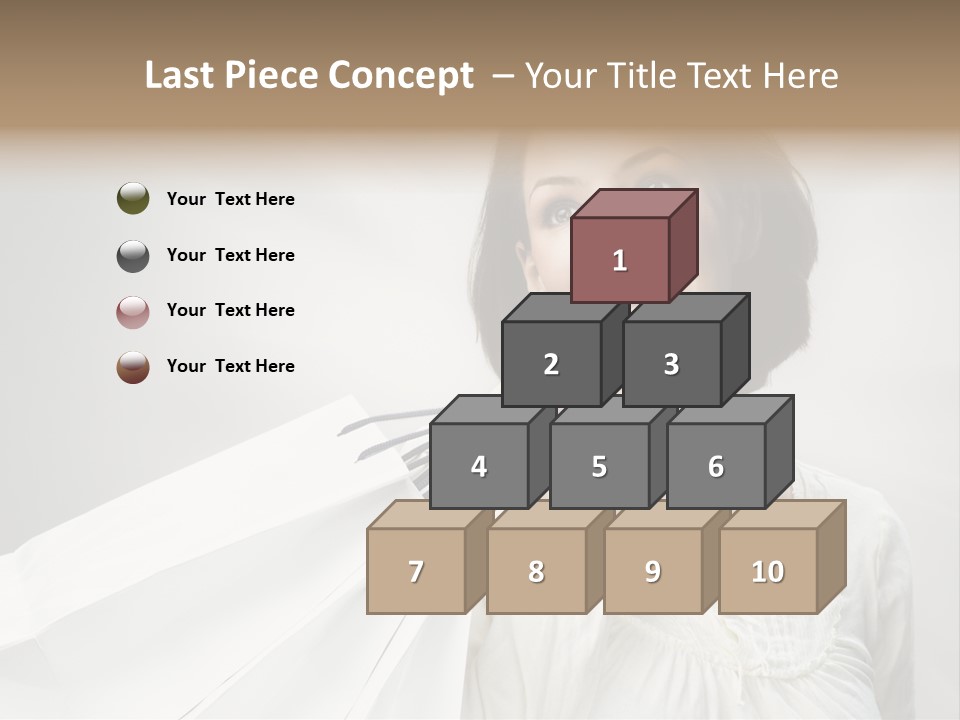 Women Beauty Hair PowerPoint Template