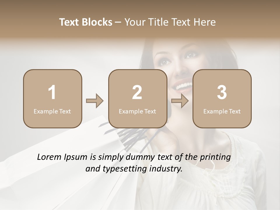 Women Beauty Hair PowerPoint Template