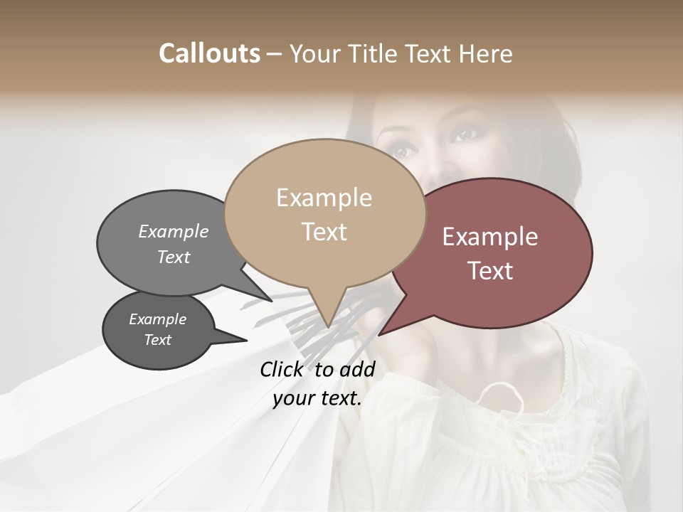 Women Beauty Hair PowerPoint Template