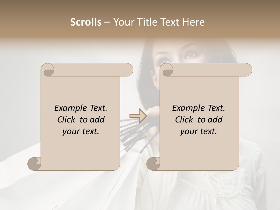 Women Beauty Hair PowerPoint Template