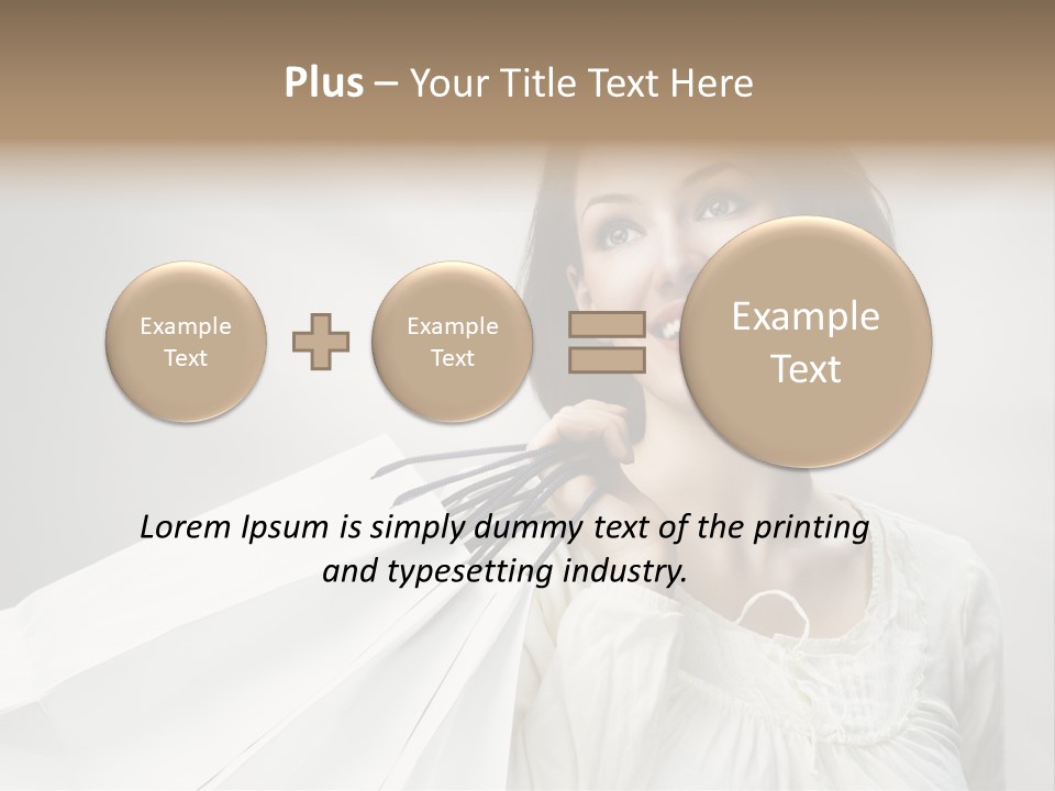 Women Beauty Hair PowerPoint Template