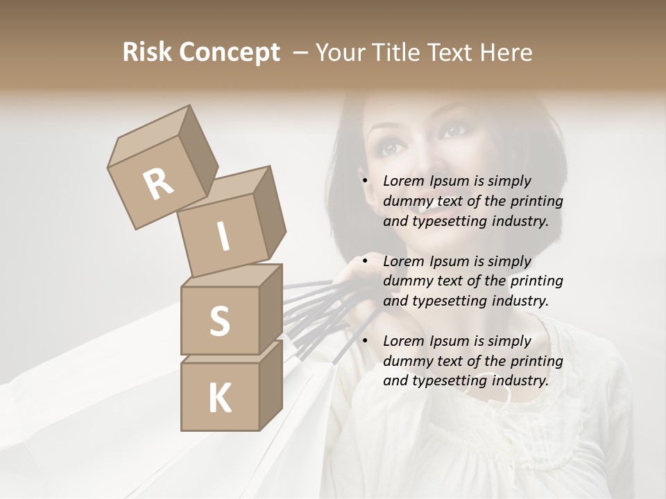 Women Beauty Hair PowerPoint Template