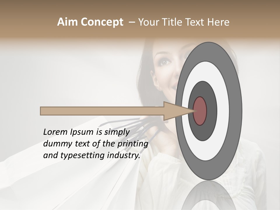 Women Beauty Hair PowerPoint Template