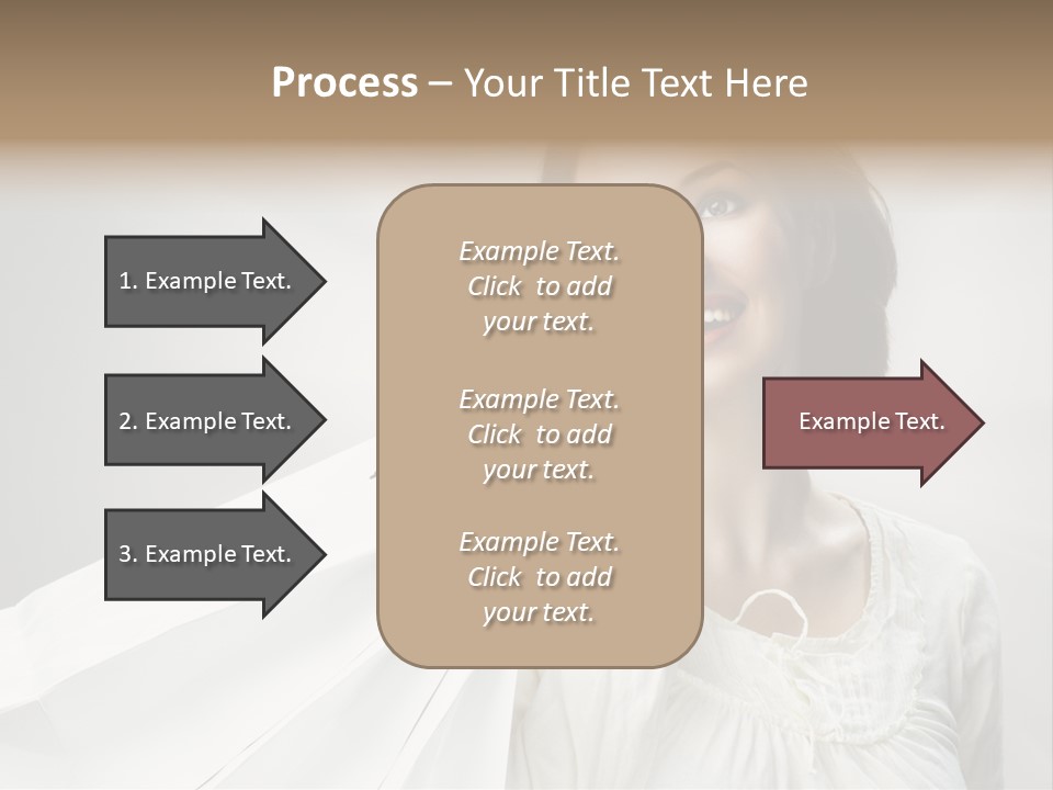 Women Beauty Hair PowerPoint Template