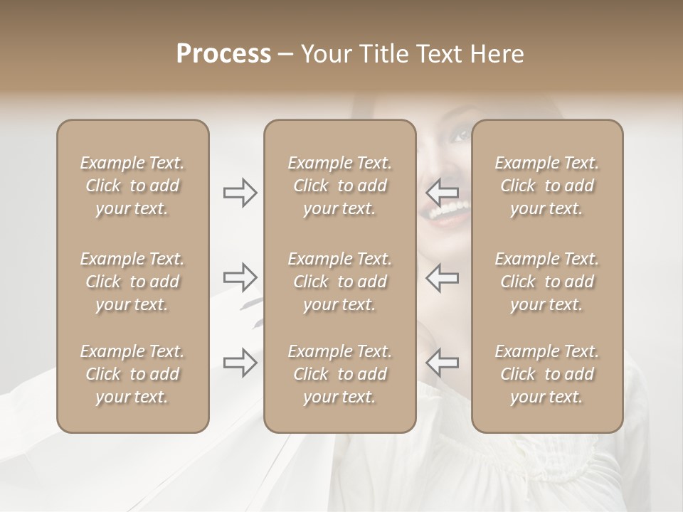 Women Beauty Hair PowerPoint Template