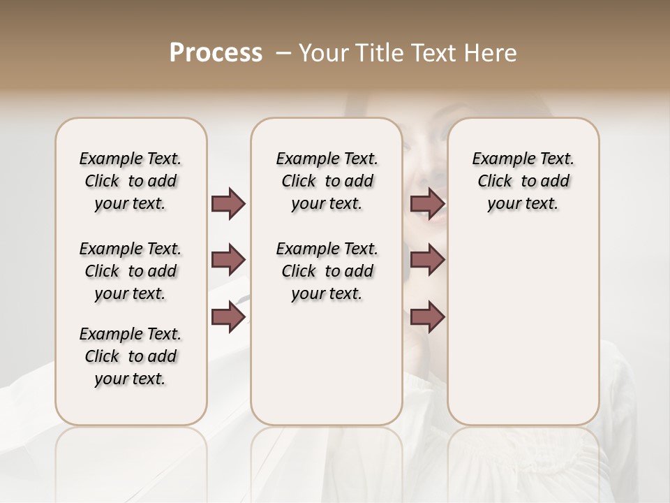 Women Beauty Hair PowerPoint Template