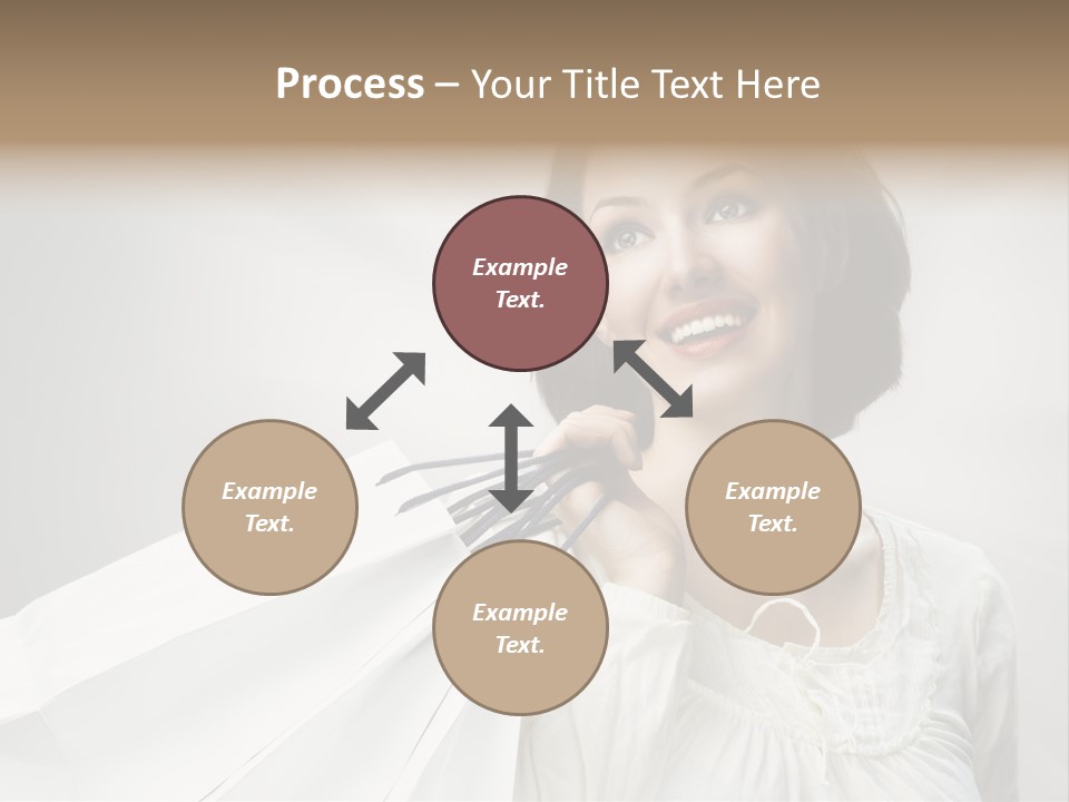 Women Beauty Hair PowerPoint Template