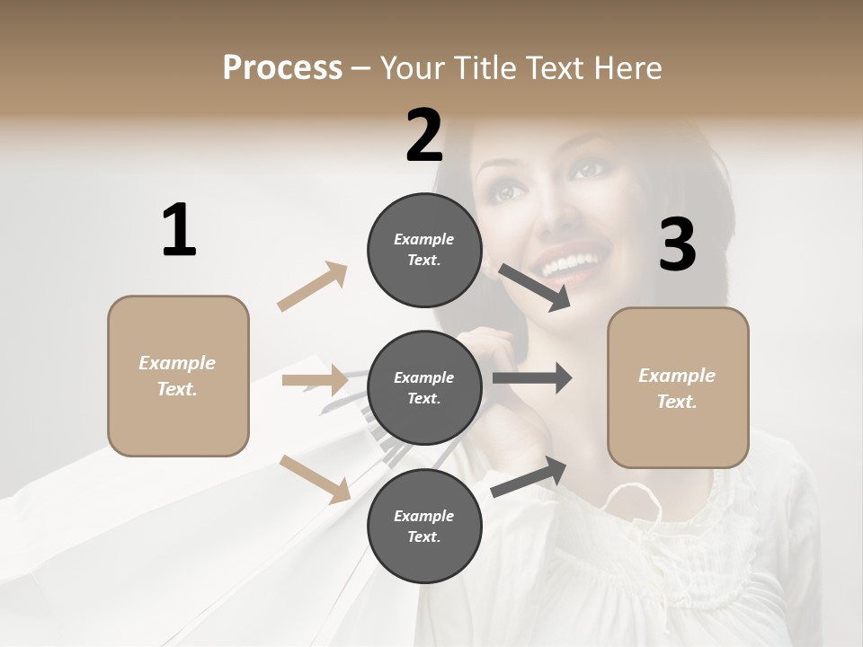 Women Beauty Hair PowerPoint Template