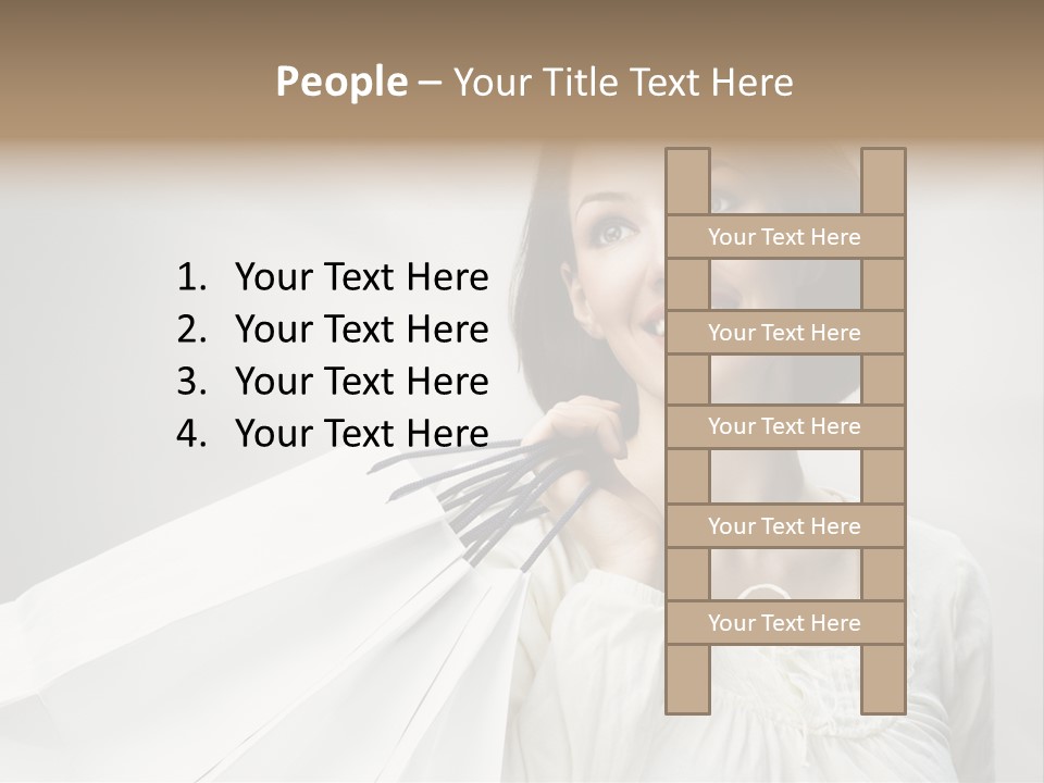 Women Beauty Hair PowerPoint Template