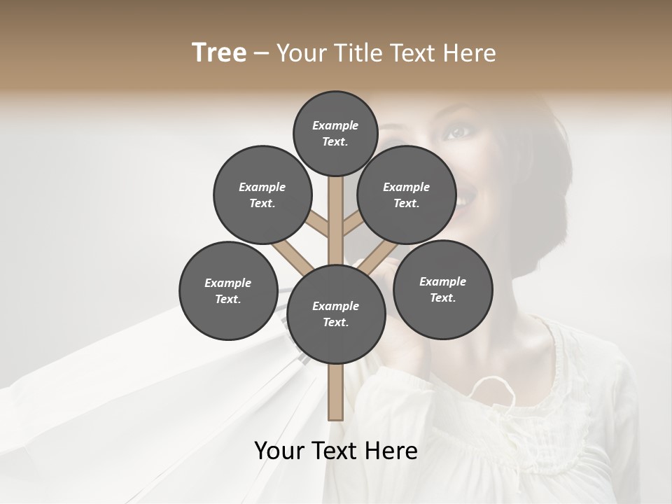 Women Beauty Hair PowerPoint Template