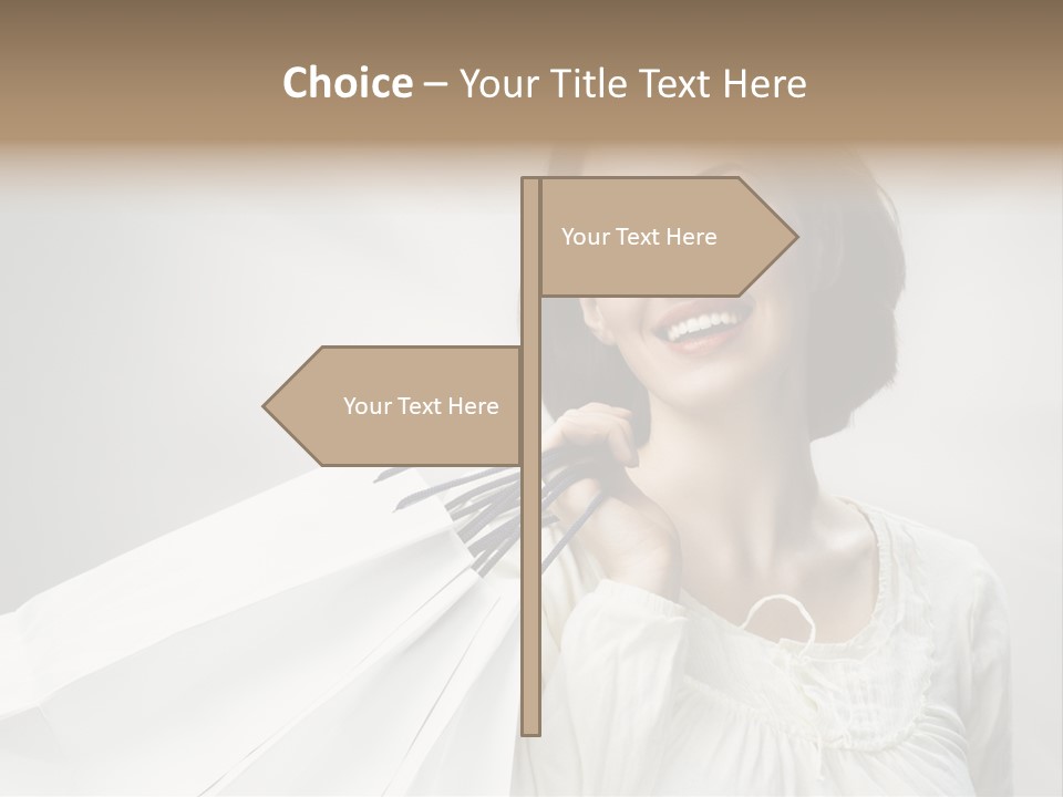 Women Beauty Hair PowerPoint Template