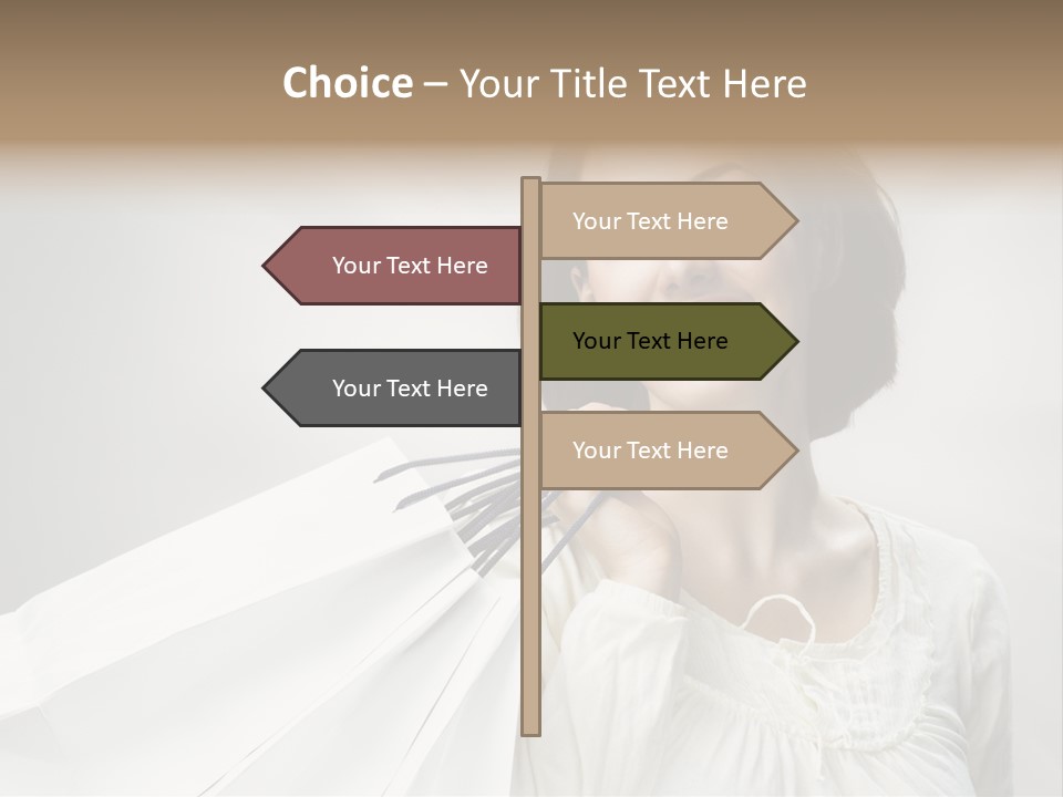 Women Beauty Hair PowerPoint Template