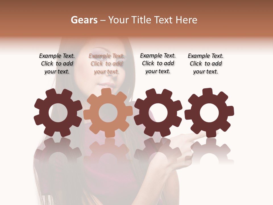 Studio People Hand PowerPoint Template