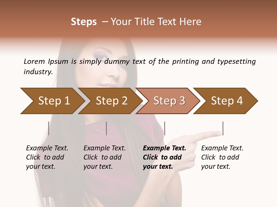 Studio People Hand PowerPoint Template