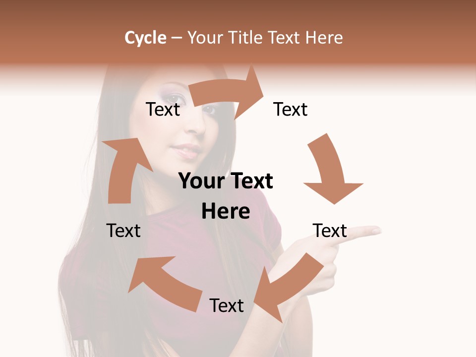 Studio People Hand PowerPoint Template