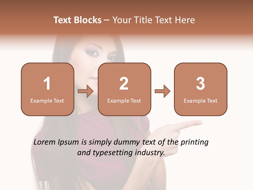 Studio People Hand PowerPoint Template