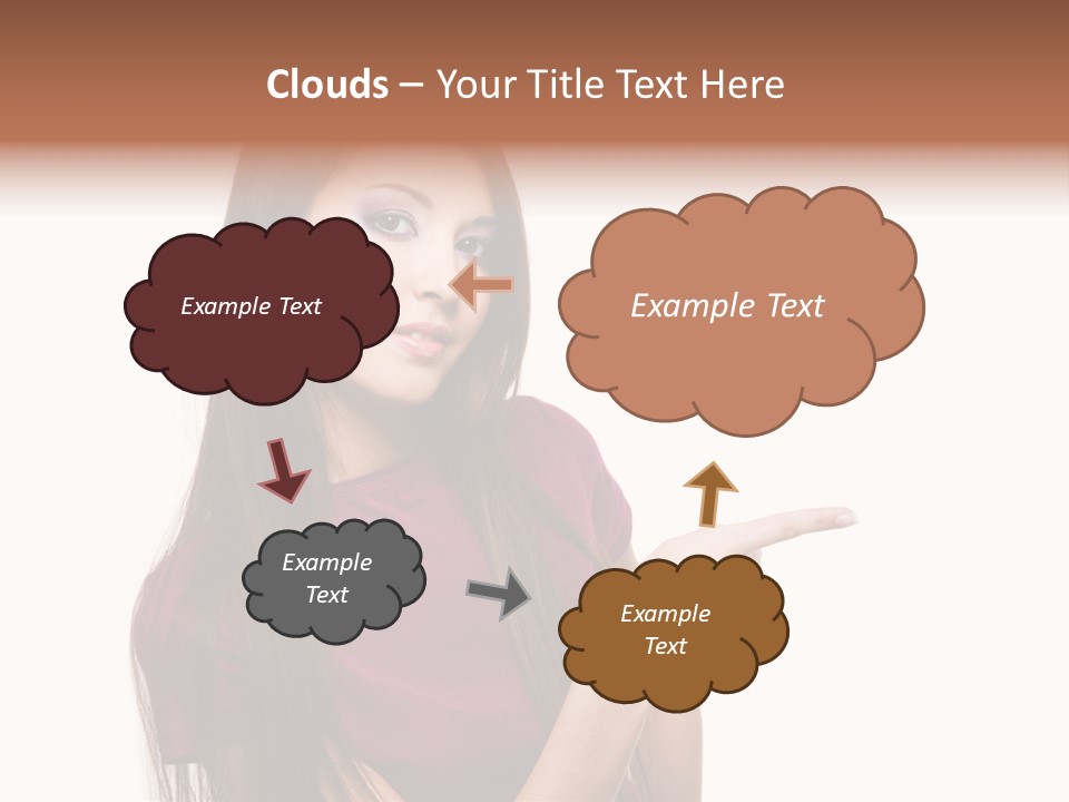 Studio People Hand PowerPoint Template