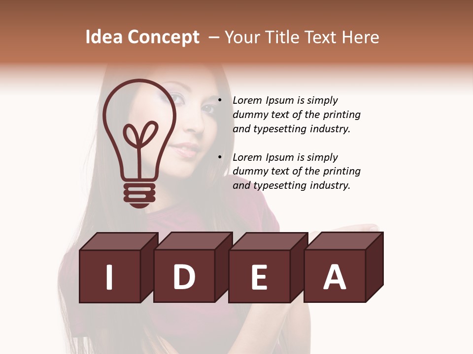 Studio People Hand PowerPoint Template