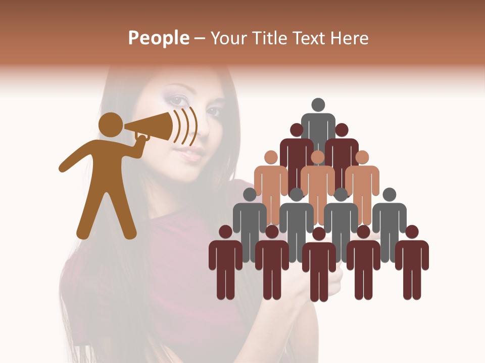 Studio People Hand PowerPoint Template