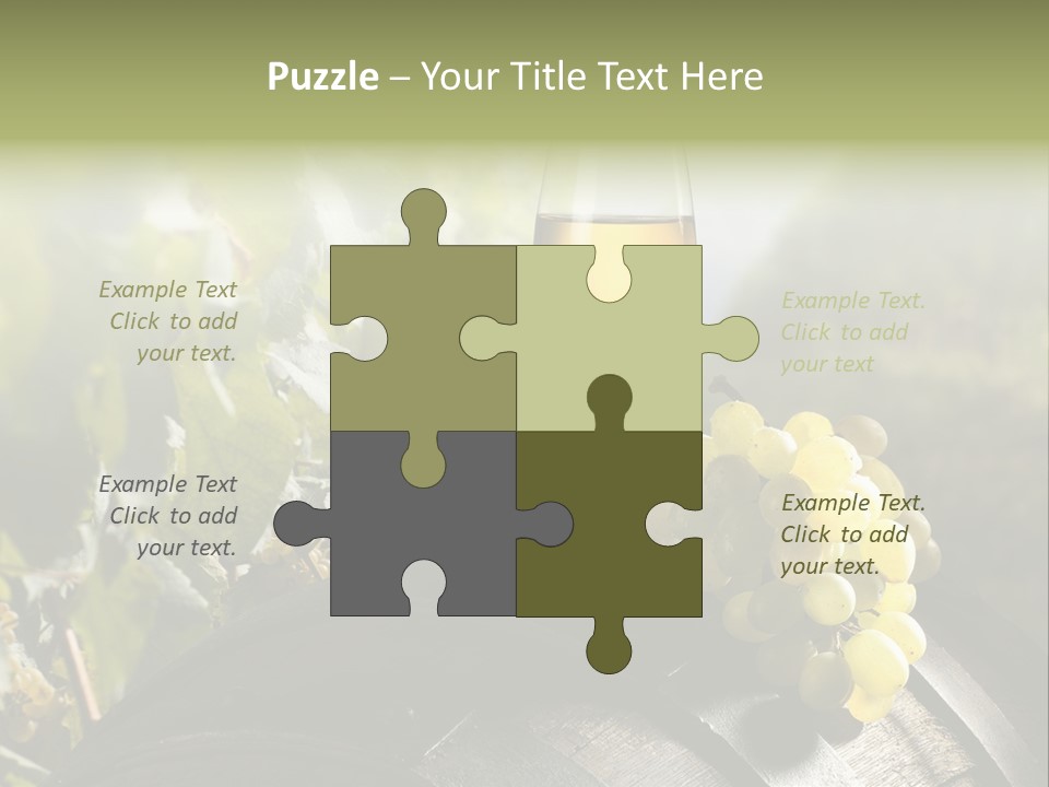 White Beverage Drink PowerPoint Template