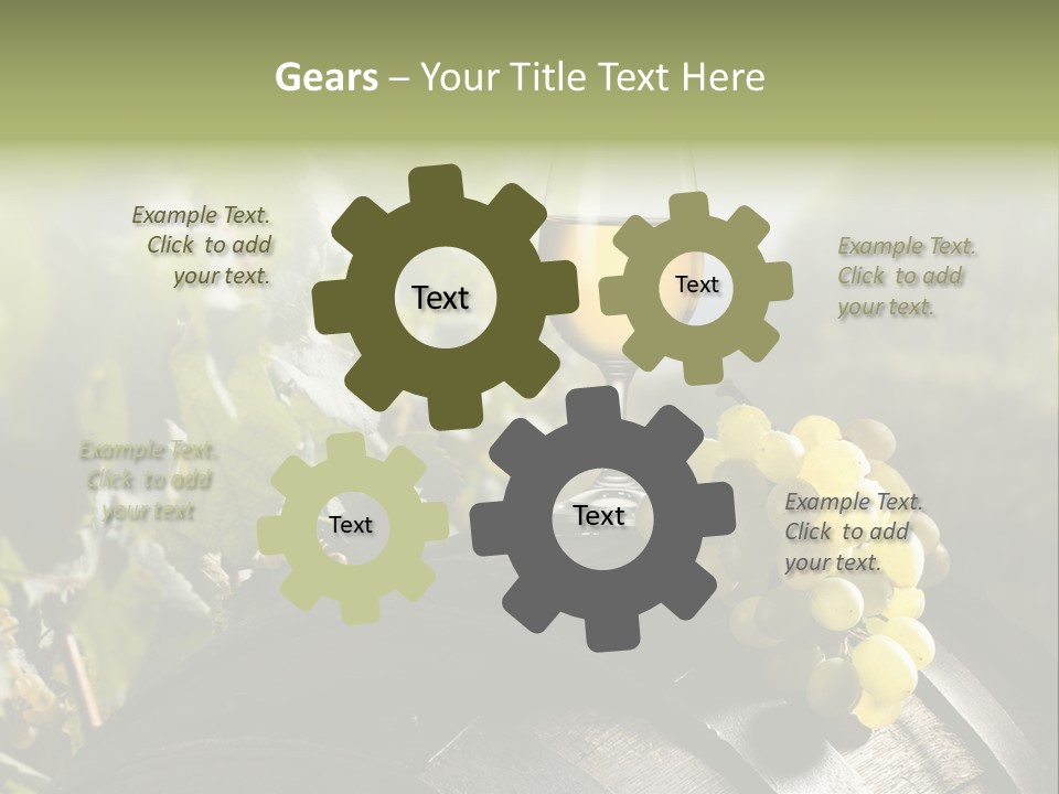 White Beverage Drink PowerPoint Template