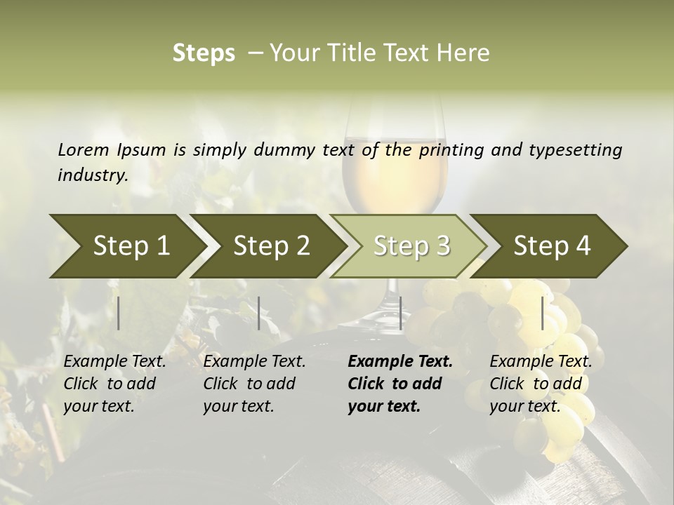 White Beverage Drink PowerPoint Template