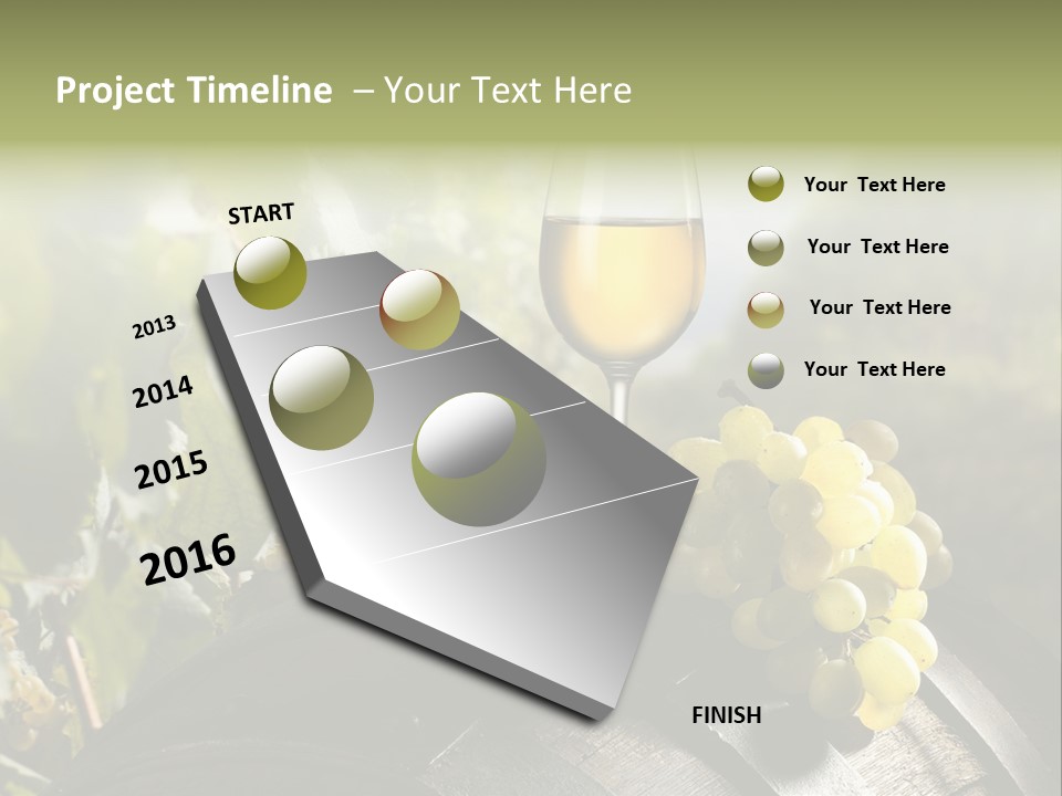 White Beverage Drink PowerPoint Template