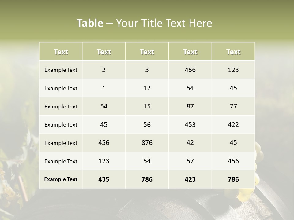 White Beverage Drink PowerPoint Template