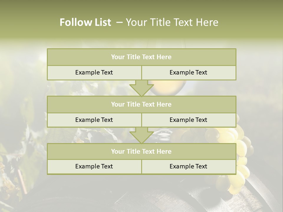 White Beverage Drink PowerPoint Template