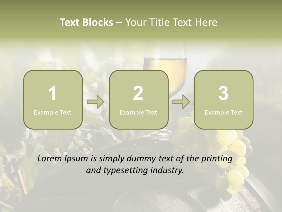 White Beverage Drink PowerPoint Template