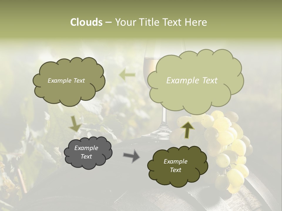 White Beverage Drink PowerPoint Template