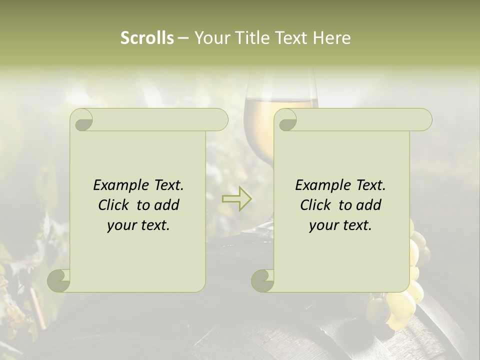 White Beverage Drink PowerPoint Template