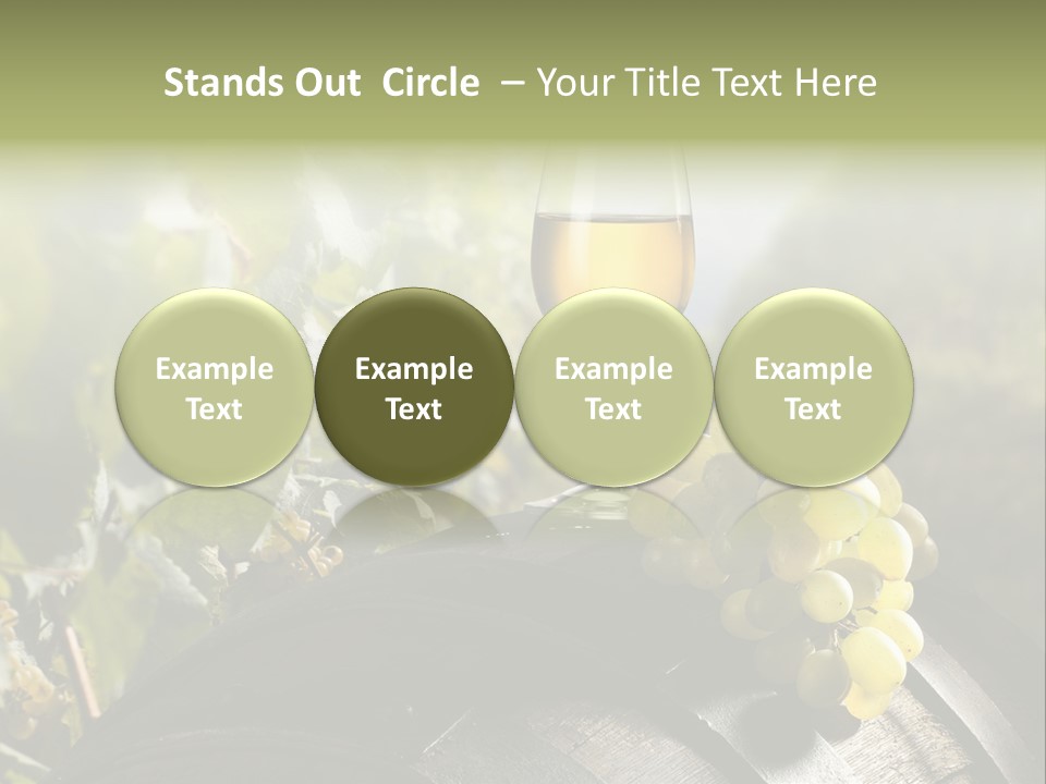 White Beverage Drink PowerPoint Template