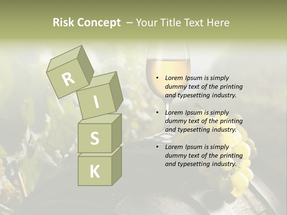 White Beverage Drink PowerPoint Template