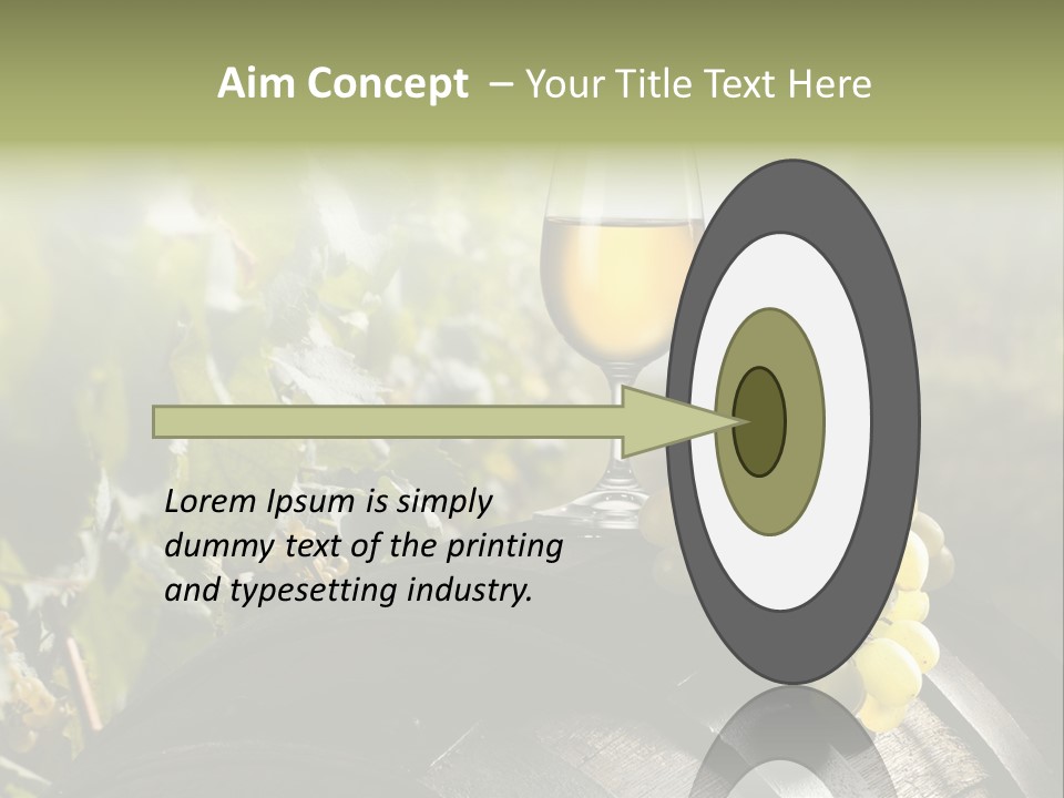 White Beverage Drink PowerPoint Template