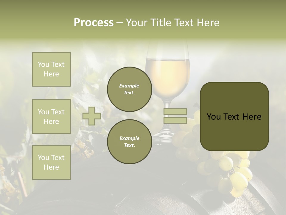 White Beverage Drink PowerPoint Template