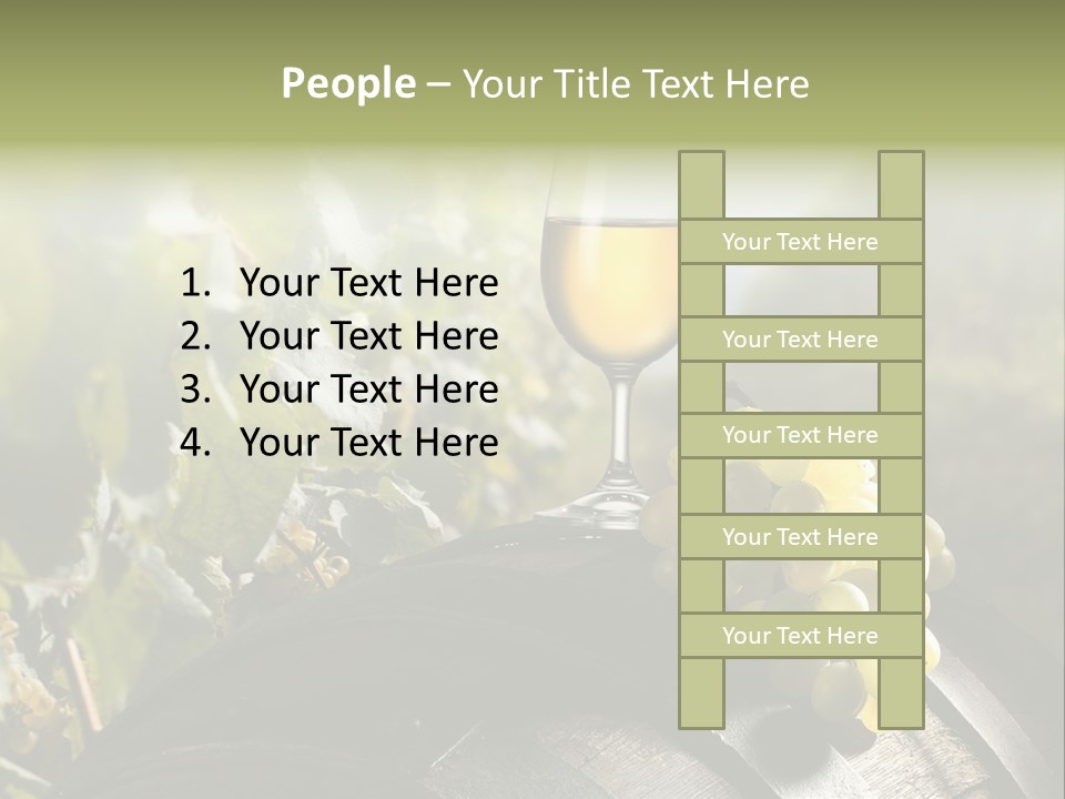 White Beverage Drink PowerPoint Template