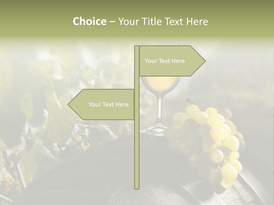 White Beverage Drink PowerPoint Template