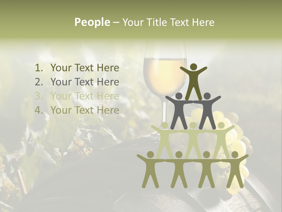 White Beverage Drink PowerPoint Template