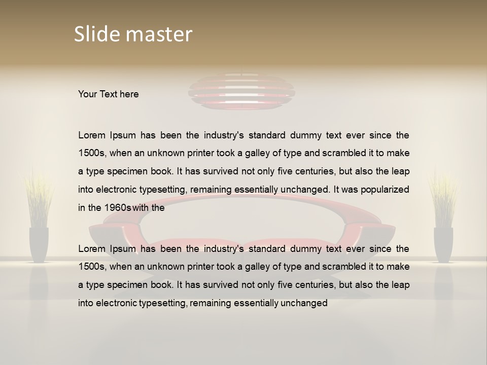 Modern Leather Comfy PowerPoint Template