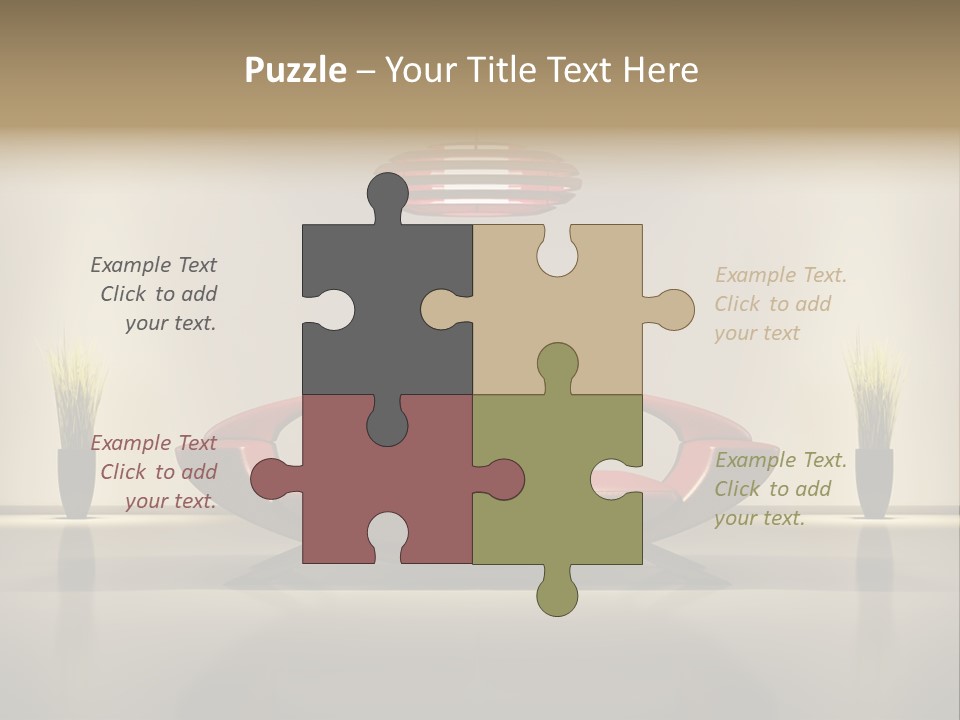 Modern Leather Comfy PowerPoint Template