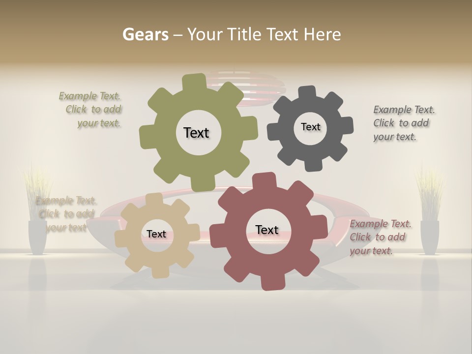 Modern Leather Comfy PowerPoint Template