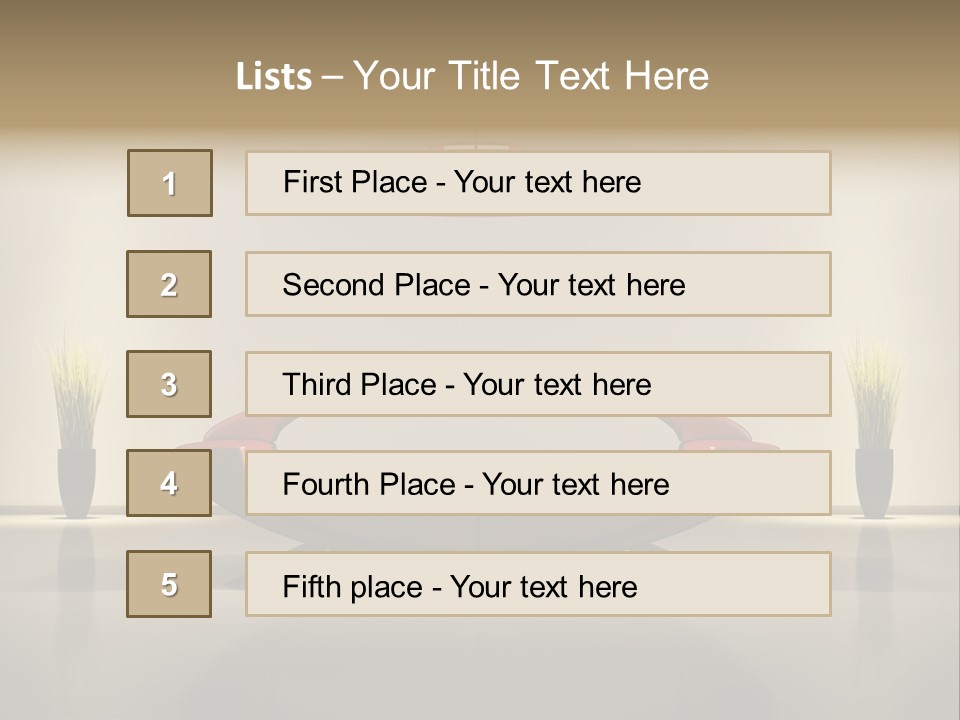 Modern Leather Comfy PowerPoint Template